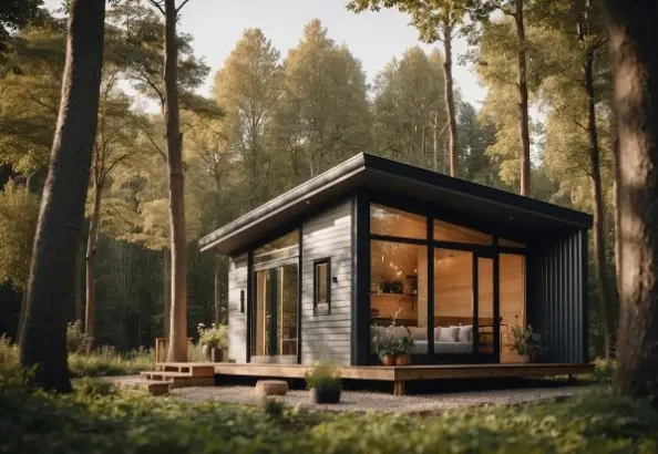 voorbeeld van een tiny house