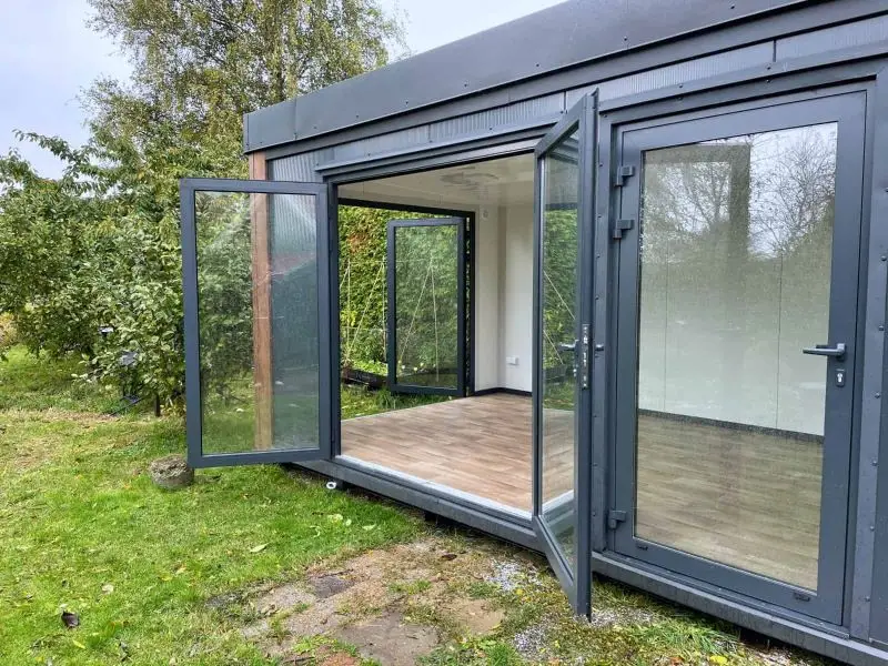 voorbeeld geisoleerd tuinhuis